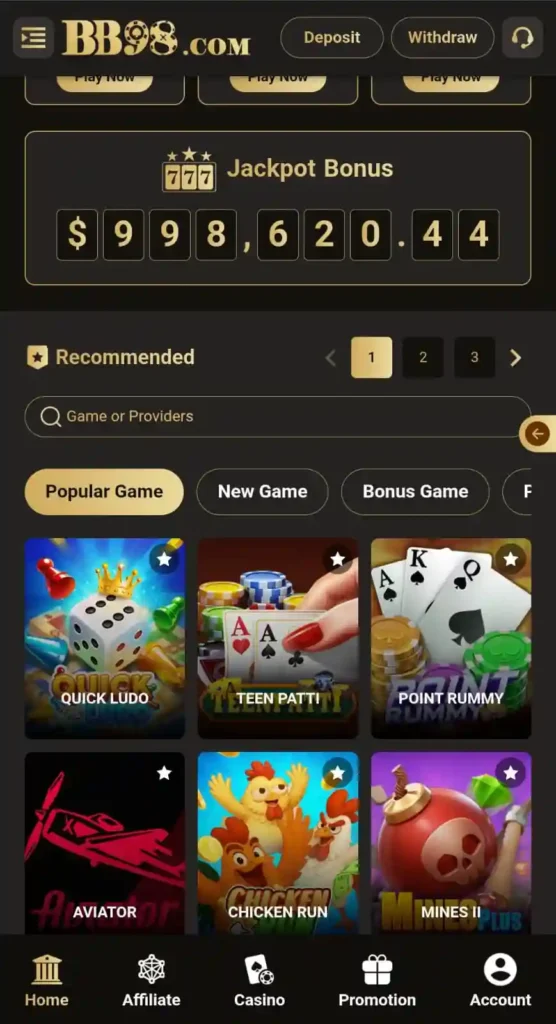 BB98 Game